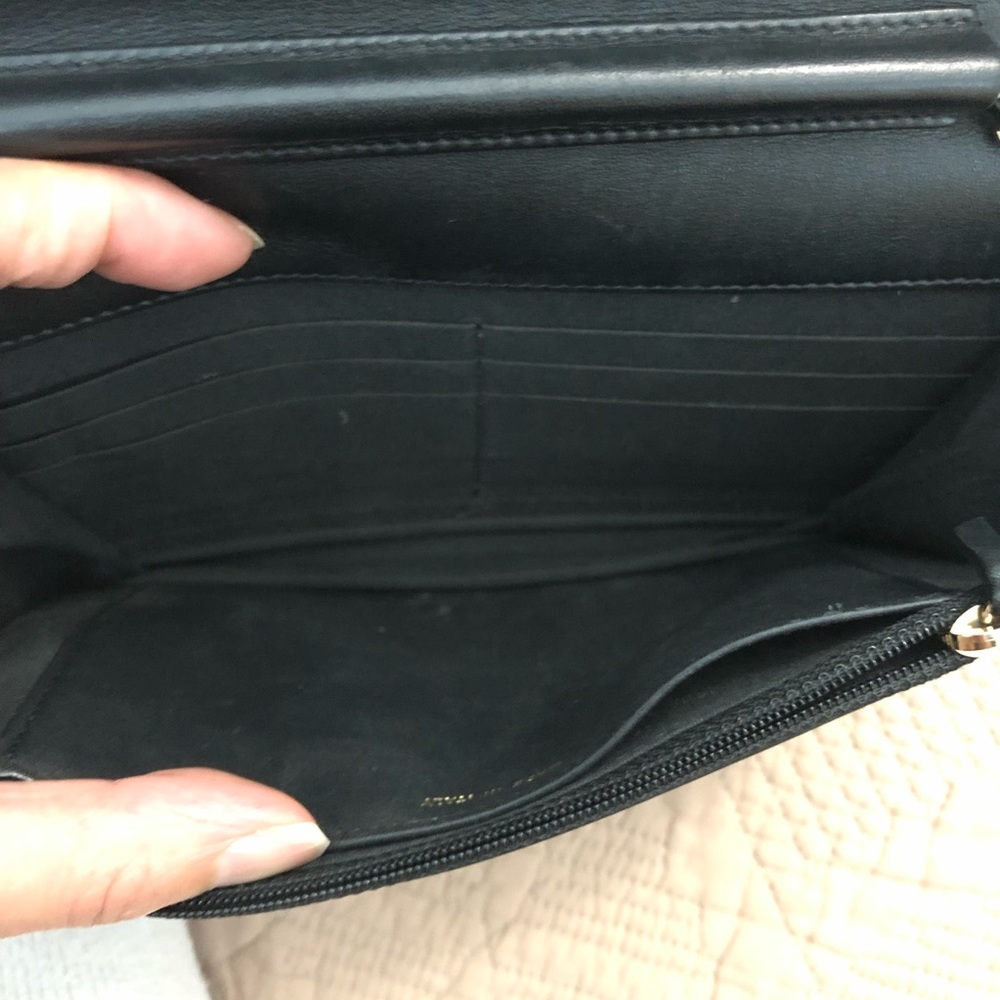 Chanel Lambskin Chevron Boy WOC wallet on chain black gold tone hardware - Picture 11 of 15